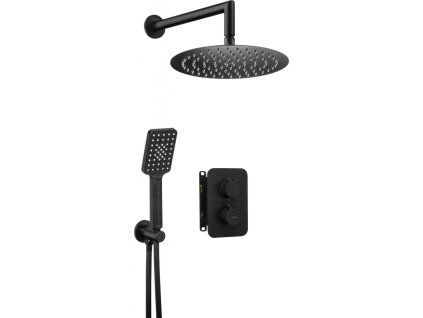 DEANTE - Therm černá - Sprchový set pod omítku, s termostatickou BOX BXYZNEBT DOPRAVA ZDARMA