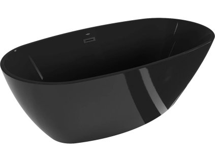 MEXEN - ERIS volně stojící vana 170x80, černá bez krytky přepadu a zátky 53441708070-SS