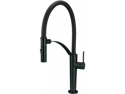 DEANTE - Corda nero Kuchyňská baterie, s elastickým výtokem - 2 typy proudu BRC_N72M