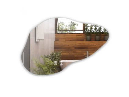 Tutumi - Zrcadlo P11229 LED CLOUD B 100x70cm HOM-05502