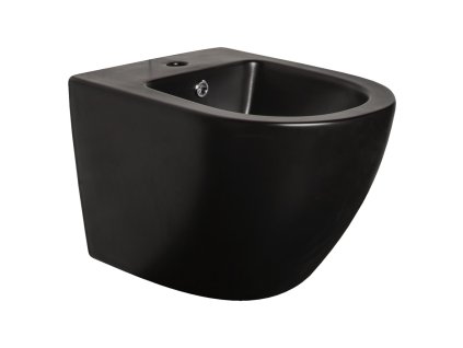 KERRA - Bidet závěsný Delos (černý mat) 5907548117298