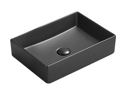 MEXEN - Goya umyvadlo na desku 45x32, černá mat 22184585