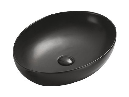 MEXEN - Jowita umyvadlo na desku 52 x 39, černá mat 21355285