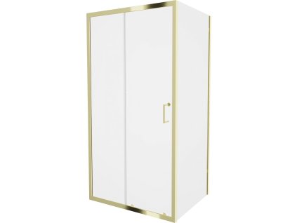 MEXEN/S - Apia sprchový kout obdélník 115x80, transparent, zlatá 840-115-080-50-00 DOPRAVA ZDARMA