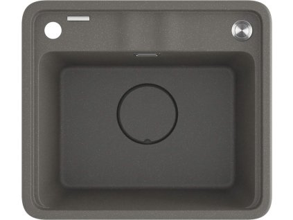 DEANTE - Momi metallic grey Granitový dřez, 1-bowl ZKM_T103 DOPRAVA ZDARMA