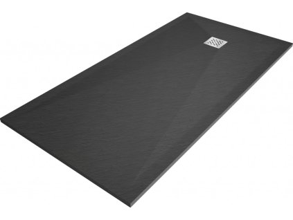 MEXEN - Stone+ sprchová vanička obdélníková 180x70, antracit 44717018 DOPRAVA ZDARMA