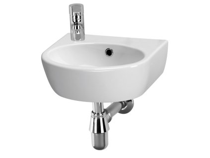 CERSANIT - UMYVADLO PARVA 40 S JEDNÍM OTVOREM PRO BATERII, LEVÉ  K27-009-L