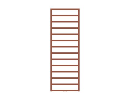 koupelnovy radiator perth barva dle vzorniku