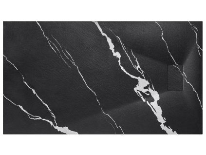 obdelnikova sprchova vanicka vexo marble cerna