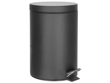 SIMPLE LINE odpadkový koš kulatý 12l, černá mat