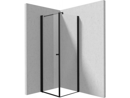 DEANTE - Sprchový kout Kerria Plus černá, čtvercová, 80x80 cm KKNNW08S08