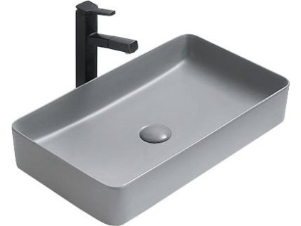 MEXEN - Nadia umyvadlo na desku 60 x 35, světle šedá mat 21616061