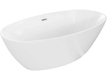 MEXEN - ERIS volně stojící vana 180x80 cm bílá bez krytky přepadu a zátky 53441808000-SS