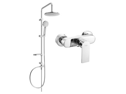 MEXEN/S - Carl sprchový sloup včetně sprchové baterie Royo, chrom 72240240-00