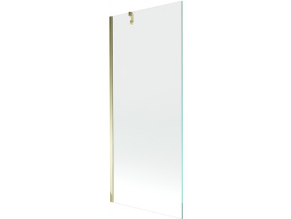 MEXEN/S - Next vanová zástěna FIX 80x150, transparent, zlatá 895-080-000-00-00-50