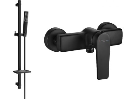 MEXEN/S - Lynx DQ72 sprchová baterie s příslušenstvím, černá 74594DQ72-70