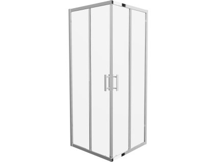 MEXEN - Rio sprchový kout čtvercový 90x90, transparent, chrom 860-090-090-01-00