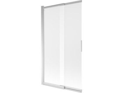 MEXEN - Fox 2-křídlá posuvná vanová zástěna 100 x 150, dekor, chrom 891-100-002-01-30