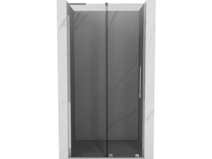 MEXEN/S - Velar L posuvné sprchové dveře 100, grafit, chrom 871-100-003-41-01