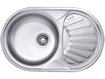 DEANTE - Twist nerez dekor - Nerezový dřez, 1 - bowl s odkapávačem ZEU_311B