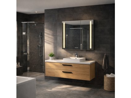 zrcadlova galelerka ELISA 80x70cm