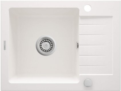 DEANTE - Zorba alabaster - Granitový dřez s odkapávačem ZQZ_A11A