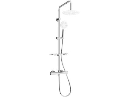 MEXEN/S - KT67 Sprchový sloup s termostatickou baterií, chrom / bílá 771506793-00