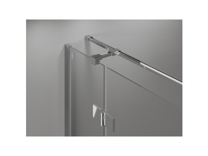 MEXEN/S - Mist H T sprchový kout dveře křídlové pravá 85 x 85, transparent, chrom 8A5T-085-085-01-00-P