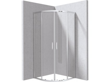 DEANTE - Funkia Evo půlkulatý sprchový kout, půlkulatý, 80x80 cm, KYP_0088P