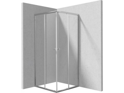 DEANTE - Sprchový kout Cilantro chrom, čtvercová, 80 cm KYL_042K