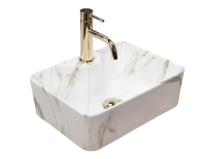 REA - Umyvadlo na desku Kelly Mini Aiax Shiny REA-U6504