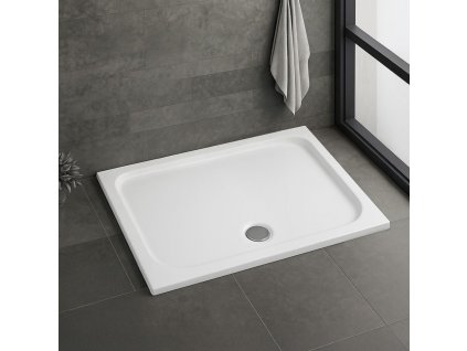 REA - Sprchová akrylová vanička Belmond White 80x100 REA-K4372