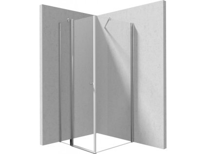DEANTE - Sprchový kout Kerria Plus chrom, čtvercová, 90x90 cm KKN0U09S09