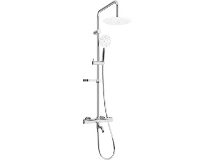 MEXEN/S - KX67 vanový sloup s termostatickou baterií, chrom/bílá 779006791-00