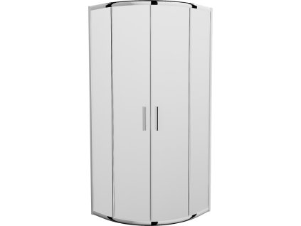 MEXEN - Rio čtvrtkruhový sprchový kout 90x90, mražené sklo, chrom 863-090-090-01-30