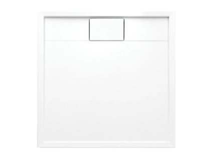 OMNIRES - BROOKLYN akrylátová sprchová vanička čtverec, 90 x 90 cm bílá lesk /BP/ BROOKLYN90/KBP
