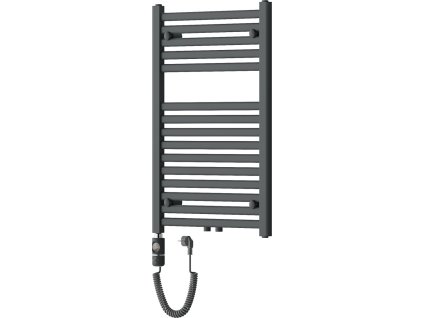 MEXEN/S - Hades radiátor + topná tyč 800 x 500 mm, 600 W, antracit W104-0800-500-2600-66