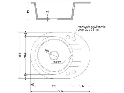 MEXEN/S - Kevin granitový dřez 1-miska s odkapávačem včetně baterie Flora, černá kropenatá 6517-76-670401-75-B