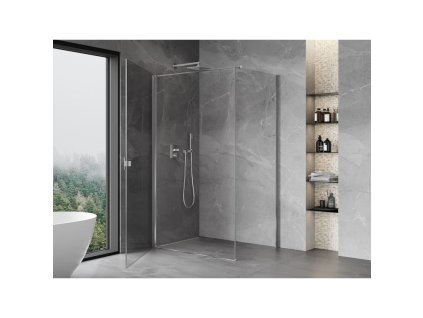 MEXEN/S - Mist-B sprchový kout dveře křídlové 70 x 80, transparent, chrom 8A2T-070-080-01-00