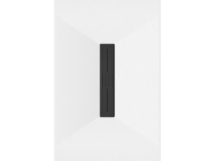 MEXEN/S - Toro obdélníková sprchová vanička SMC 120 x 70, bílá, mřížka černá 43107012-B