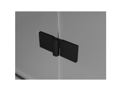 MEXEN/S - Mist-F Duo sprchový kout skládací dveře pravá 75 x 85, černá kratka, černá  8A6-075L-085P-70-77