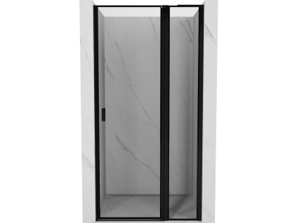 MEXEN/S - Mist L sprchové dveře křídlové pravé 120, černý okraj, černá 8A4L-120-000-70-70-P
