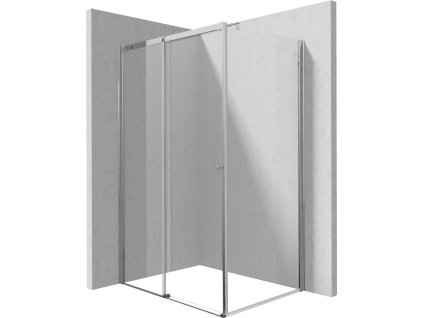 DEANTE - Sprchový kout Kerria Plus chrom, obdélníková, 120x90 cm KKN0P12S09
