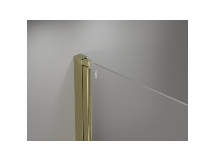MEXEN/S - Mist-F Duo sprchový kout skládací dveře levá 85 x 75, transparent, zlato 8A6-085L-075P-50-00