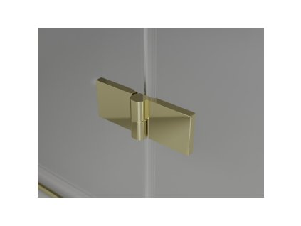 MEXEN/S - Mist-F Duo sprchový kout skládací dveře 95 x 95, transparent, zlato 8A6-095L-095P-50-00