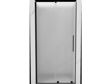 MEXEN/S - Velar posuvné sprchové dveře 100, dekor, černá 871-100-000-31-70