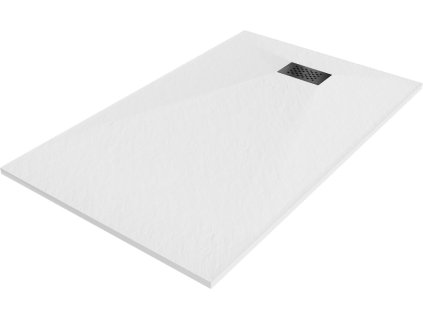 MEXEN/S - Hugo sprchová vanička SMC 150x80, bílá, krytka černá 42108015-B