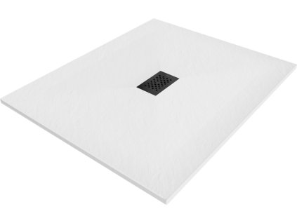 MEXEN/S - Hugo sprchová vanička SMC 110x100, bílá, krytka černá 42101011-B