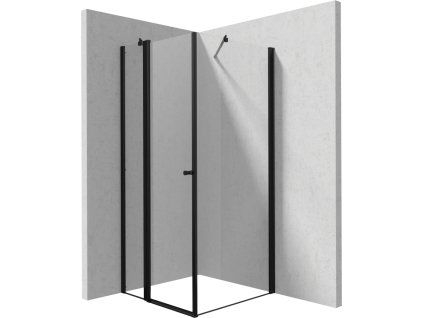 DEANTE/S - Sprchový kout výklopné 100 pevná stěna 40 KTSUN43P+KTS_N84P KERRIA/0498