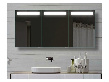 Koupelnová galerka s LED osvětlením 1500x700x120mm